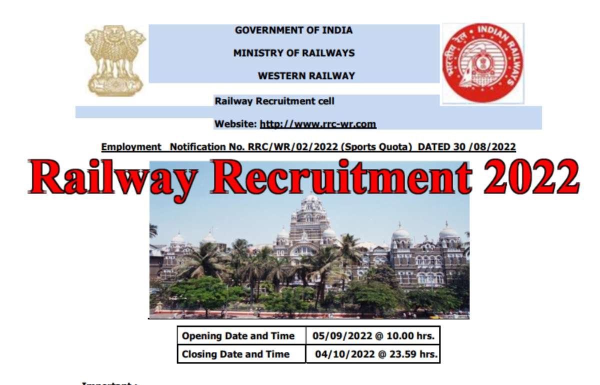 railway job