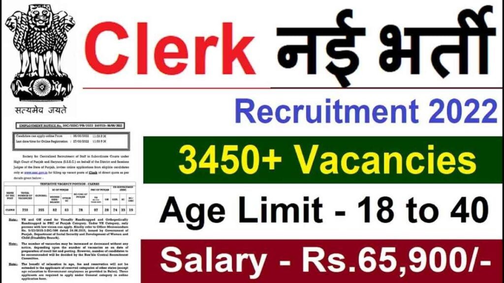 Clerk New Vacancy