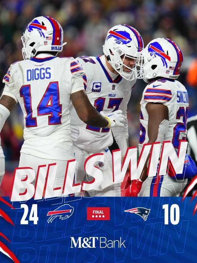 Buffalo Bills 24 vs 10 New England Patriots summary: stats, and