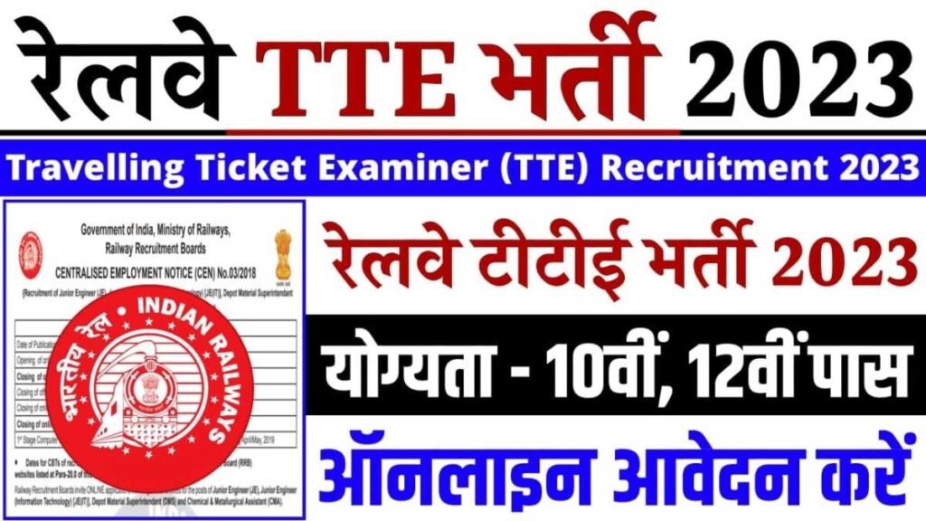Railway TTE Vacancy Date 