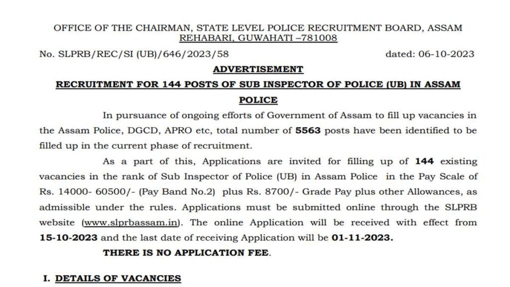 Assam Police apply
