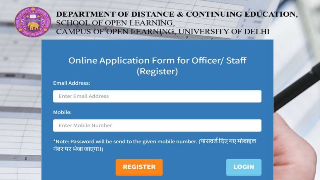 Delhi University Govt Job