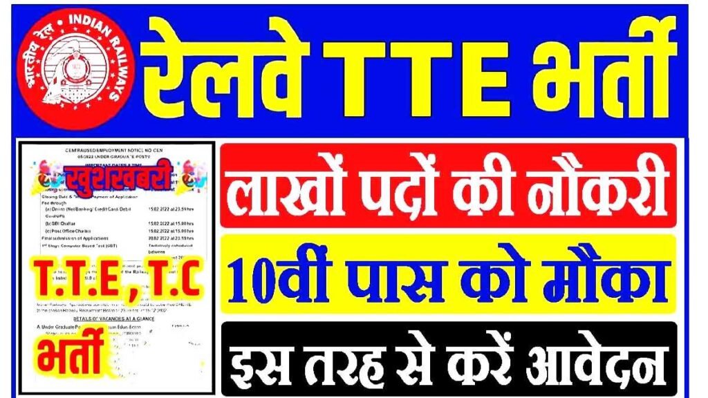 Railway TTE TC Upcoming Bharti 2024