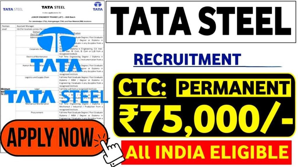 Tata Steel Vacancy